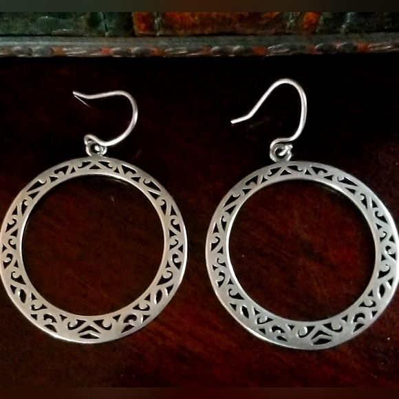 Silpada Jewelry Rare Silpada Sterling Silver Hoop Earrings Poshmark